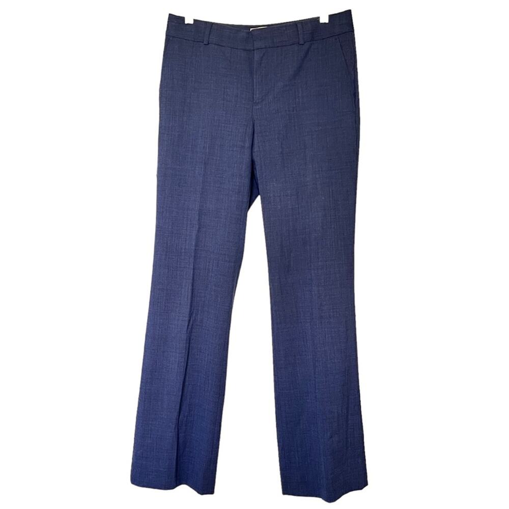 Banana Republic Navy Wool Martin Fit stretch pants size 2